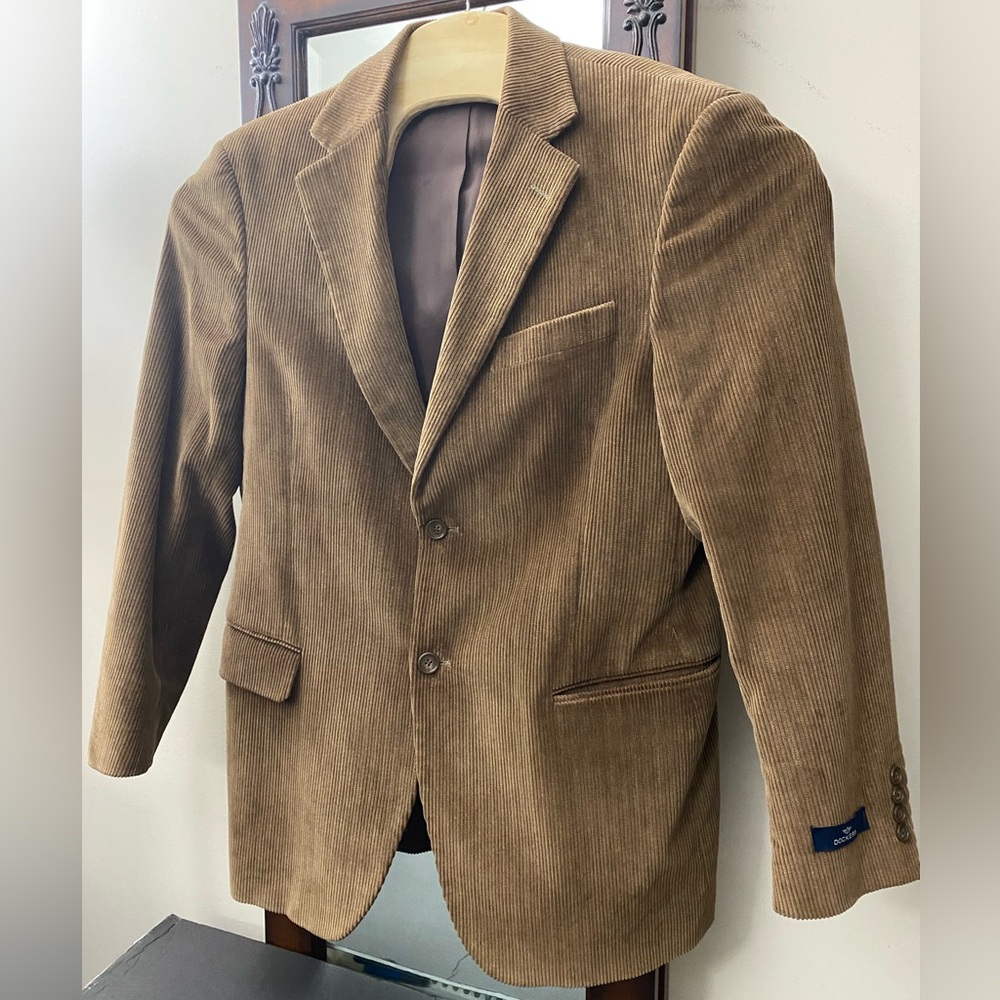 NWOT Dockers Corduroy Men's Tan Brown Blazer - Picture 4 of 15